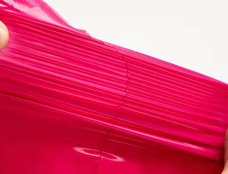 星子玫红色快递袋-05