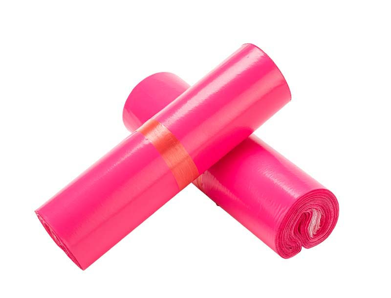 星子玫红色快递袋-02